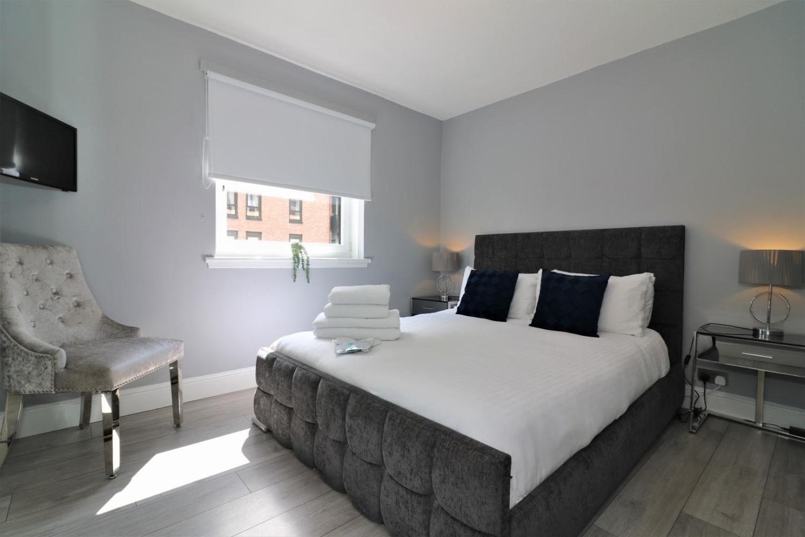 2 Bedroom Apartment At Secc Hydro Free Parking Glasgow Bagian luar foto